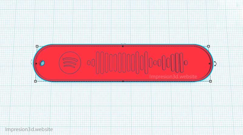 Como hacer un llavero de Spotify-Agrupar y listo, llavero terminado